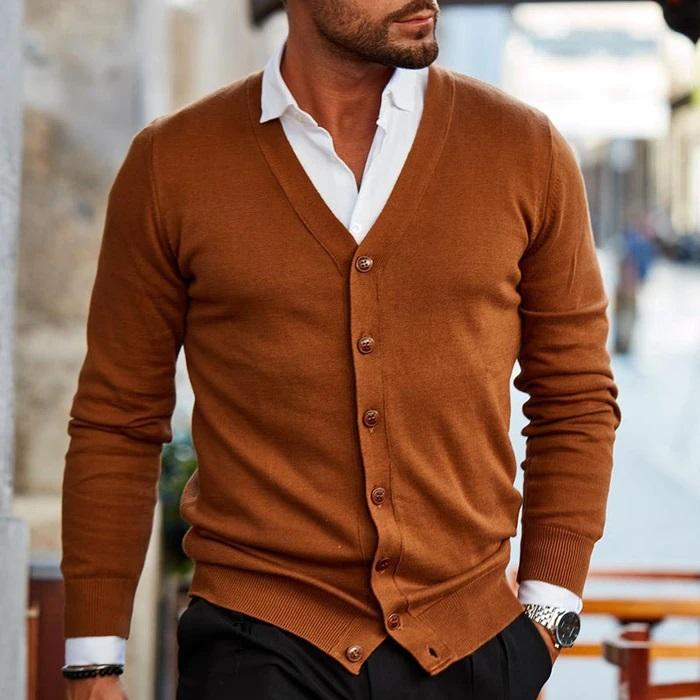 Jacket - Casual cardigan for men