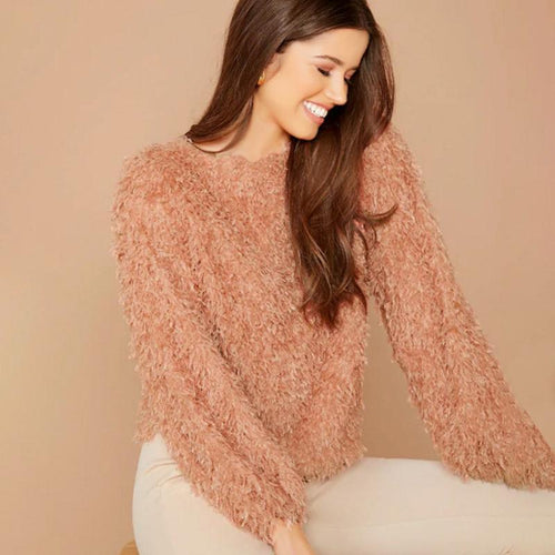 Lune London | Plush round neck sweater