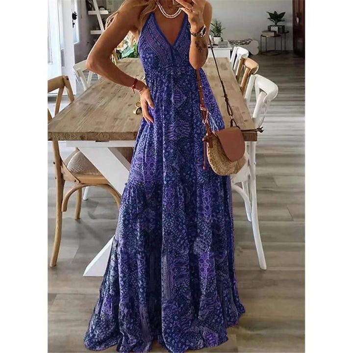 Lune London | printed summer maxi dress