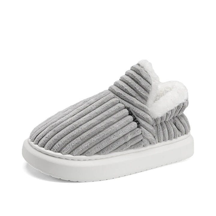Lune London | Chausson - Support orthopédique - Semelle douce et confortable - Aspect velours doux