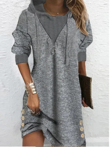 Lune London | Hoodie Dress Regular Fit Comfortable and Casual for Everyday Use