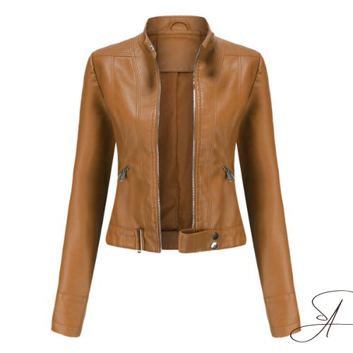 Lune London | Leather jacket - Modern design with zipper and pockets - Comfortable fit - Sydney