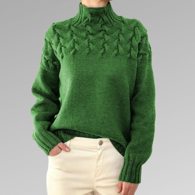 Lune London | Pull en col roulé élégant et chaud