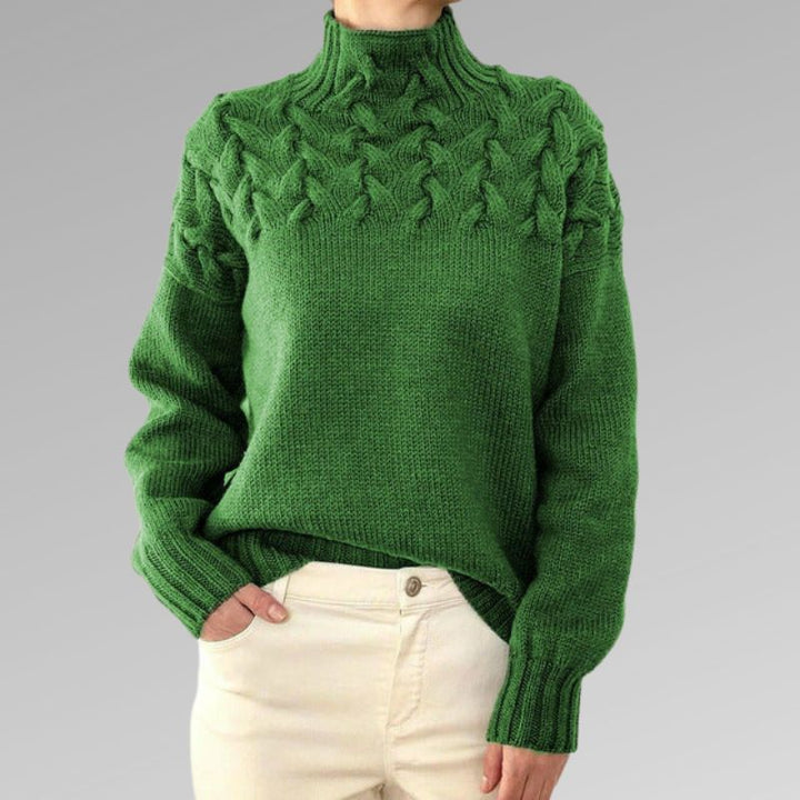 Lune London | Pull en col roulé élégant et chaud