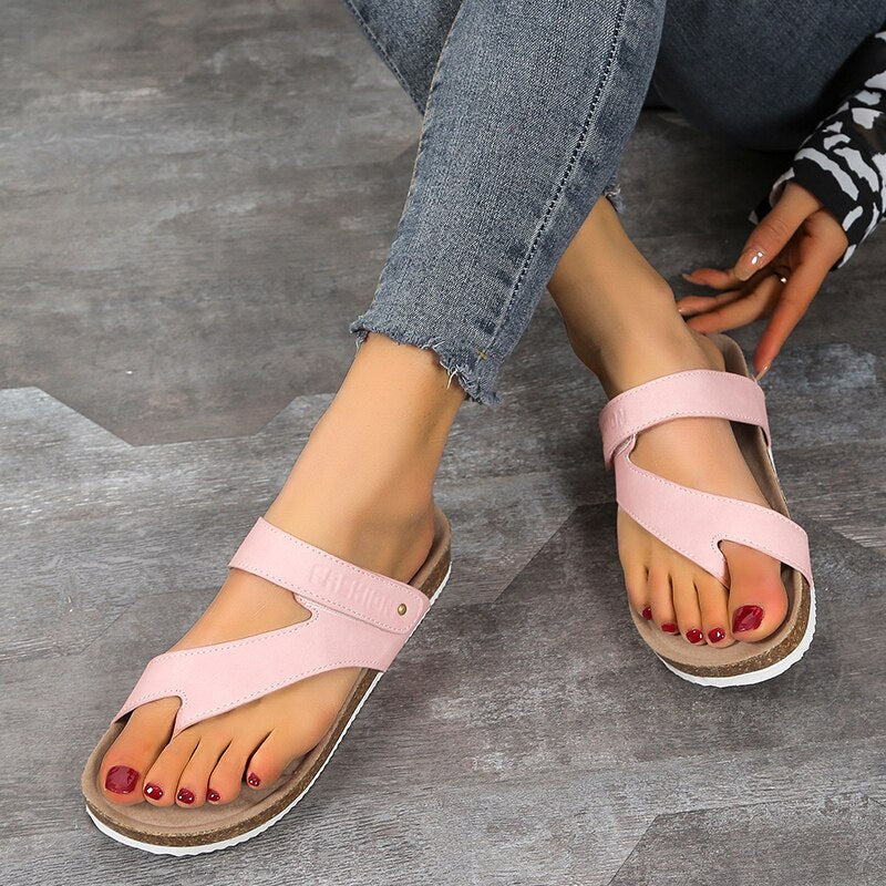 Lune London | Orthopedic sandals with open toe and cork sole