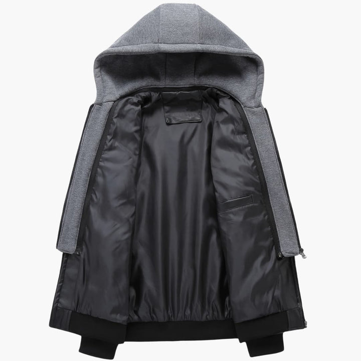 Lune London | Stylish Bomber Jacket with Hood for Men