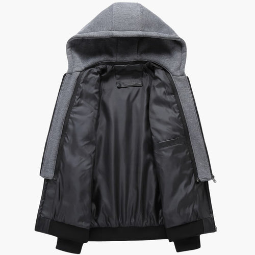 Lune London | Stylish Bomber Jacket with Hood for Men