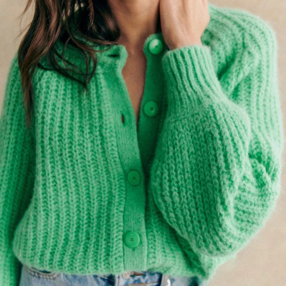 Lune London | Chunky Knit Cardigan Soft and Warm Perfect for Everyday