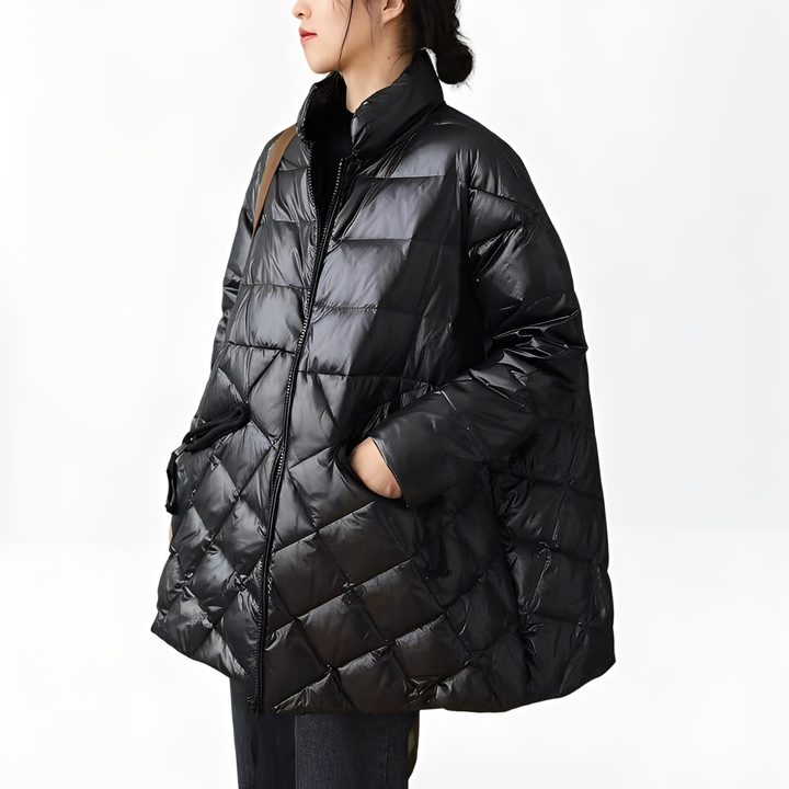 Lune London | Warm Down Jacket with Zip Pockets for Women