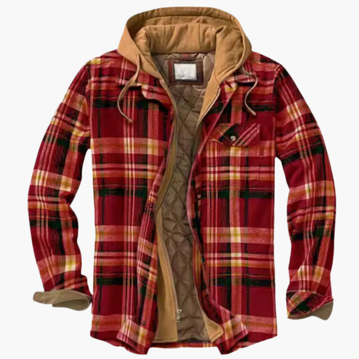Lune London | Lumberjack style leisure jacket with hood - Timeless & warm for the outdoors and everyday life