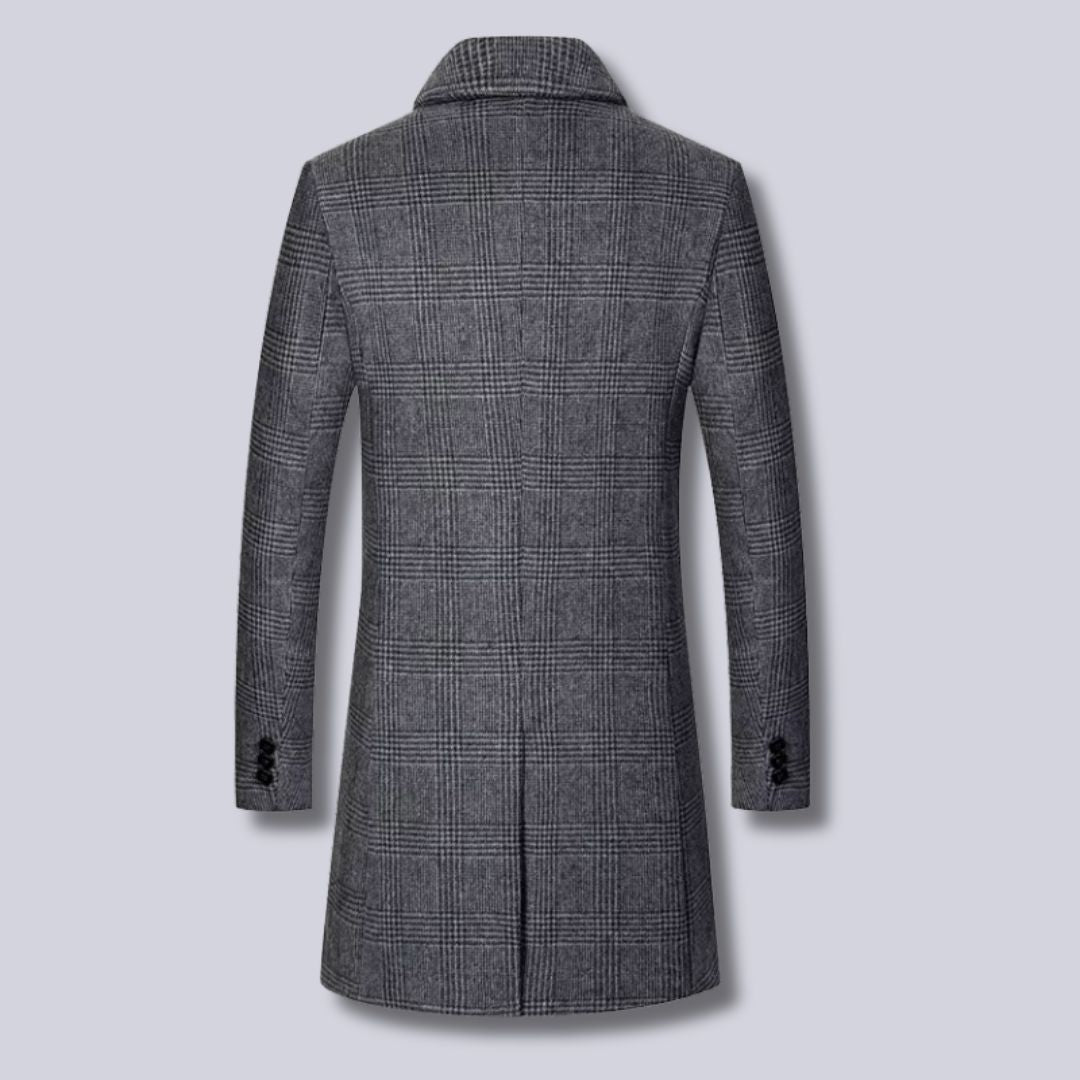 Lune London | Checked Wool Trench Coat