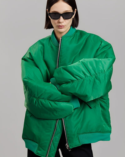 Lune London | Casual Oversized Bomber Jacket for Women