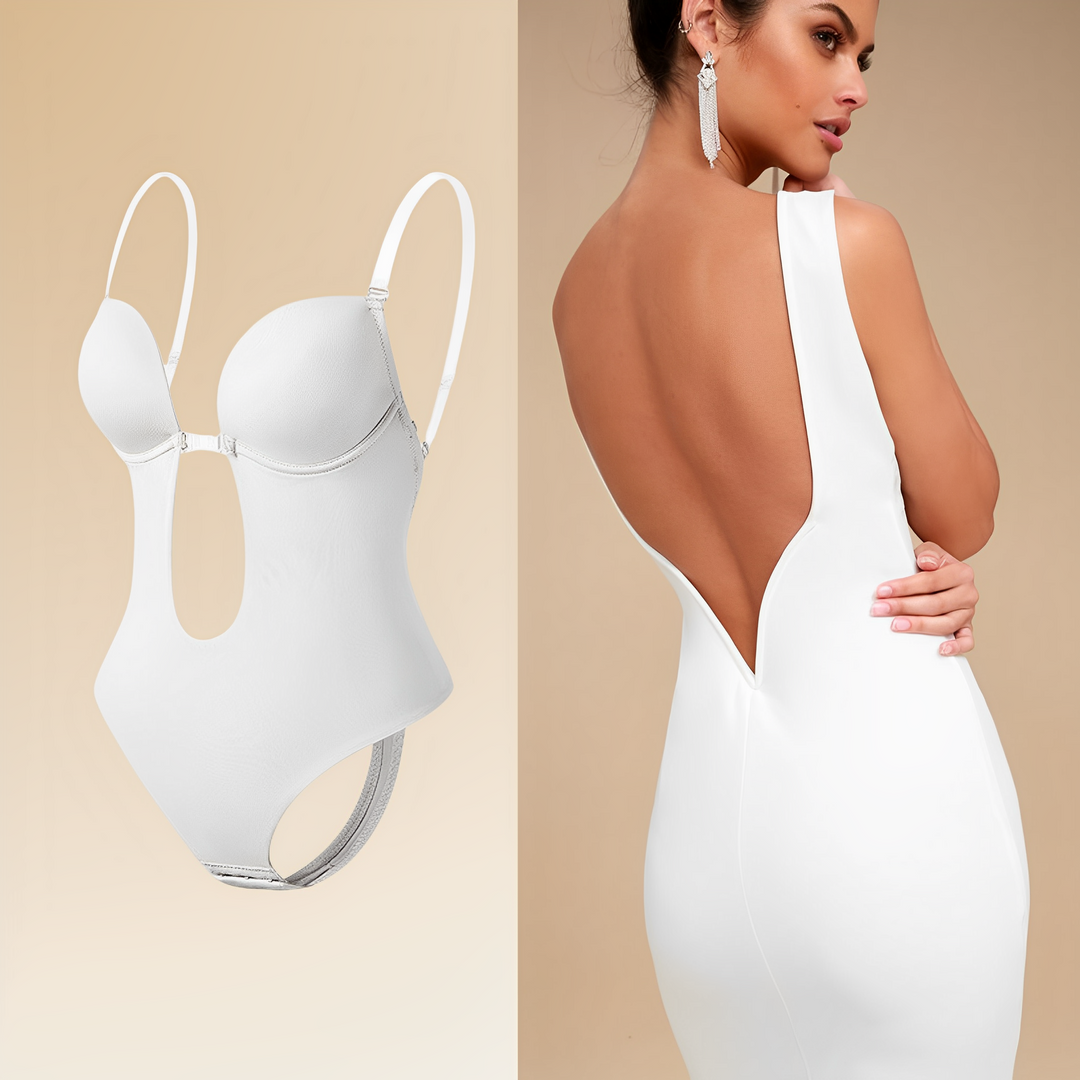 Chic und Stil | Backless Bodysuit Bra for Invisible Support for Women