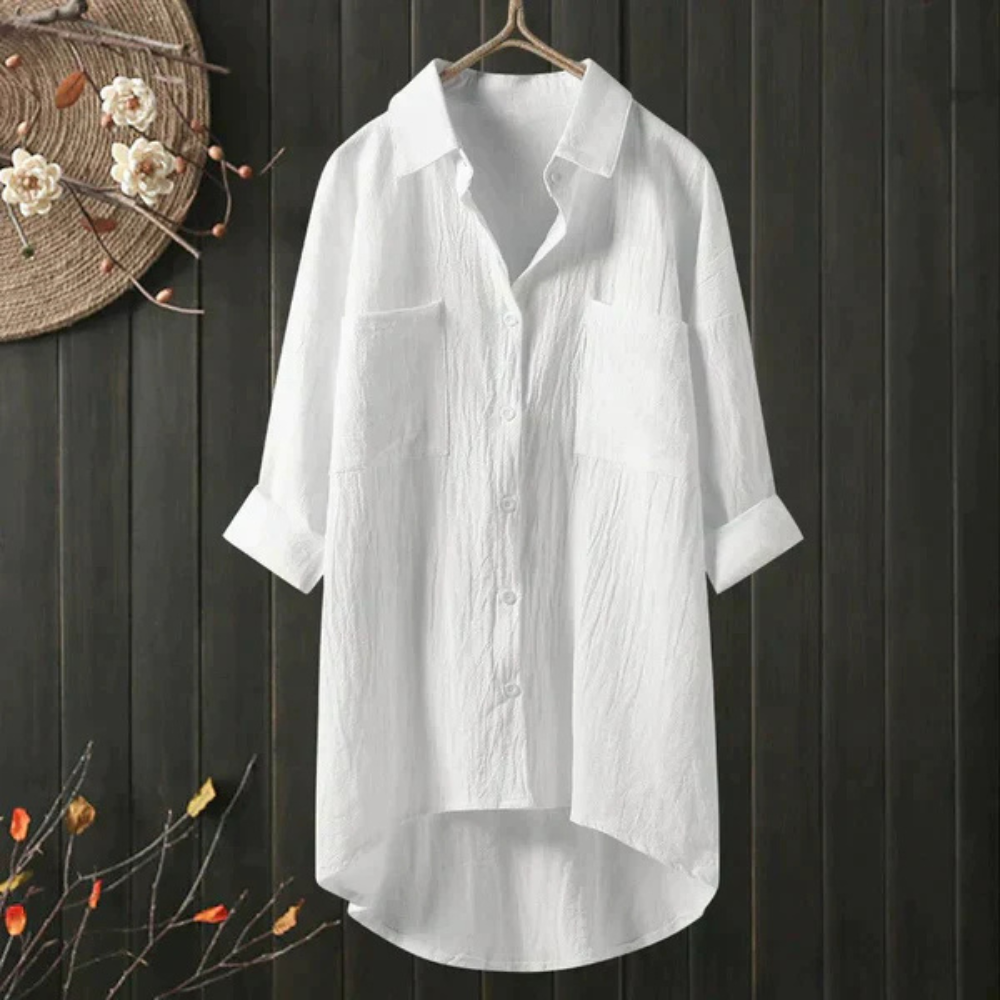 Lune London | Luftige Oversize Bluse Aus Baumwolle