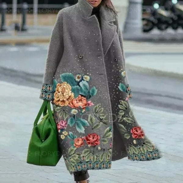Lune London | Elegant Coat with Floral Pattern