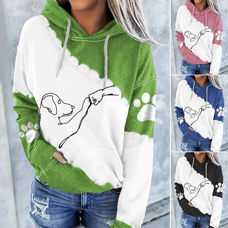 Lune London | Casual trendy hoodie with dog print