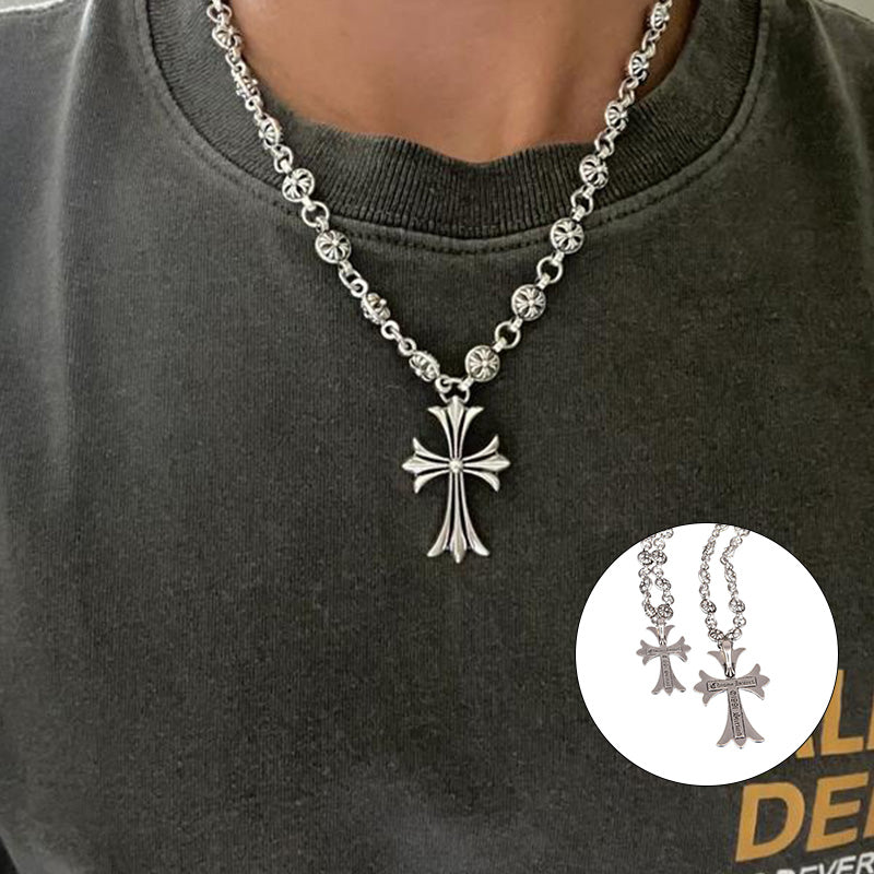 Lune London | Gothic Cross Pendant Necklace