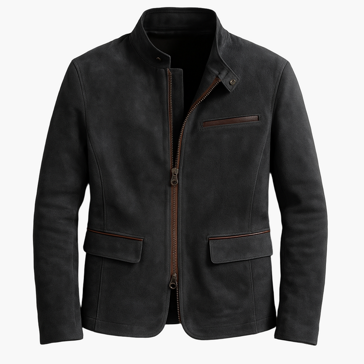Lune London | Modern Urban Style Jacket - Elegant transitional jacket with a stand-up collar and practical zipper