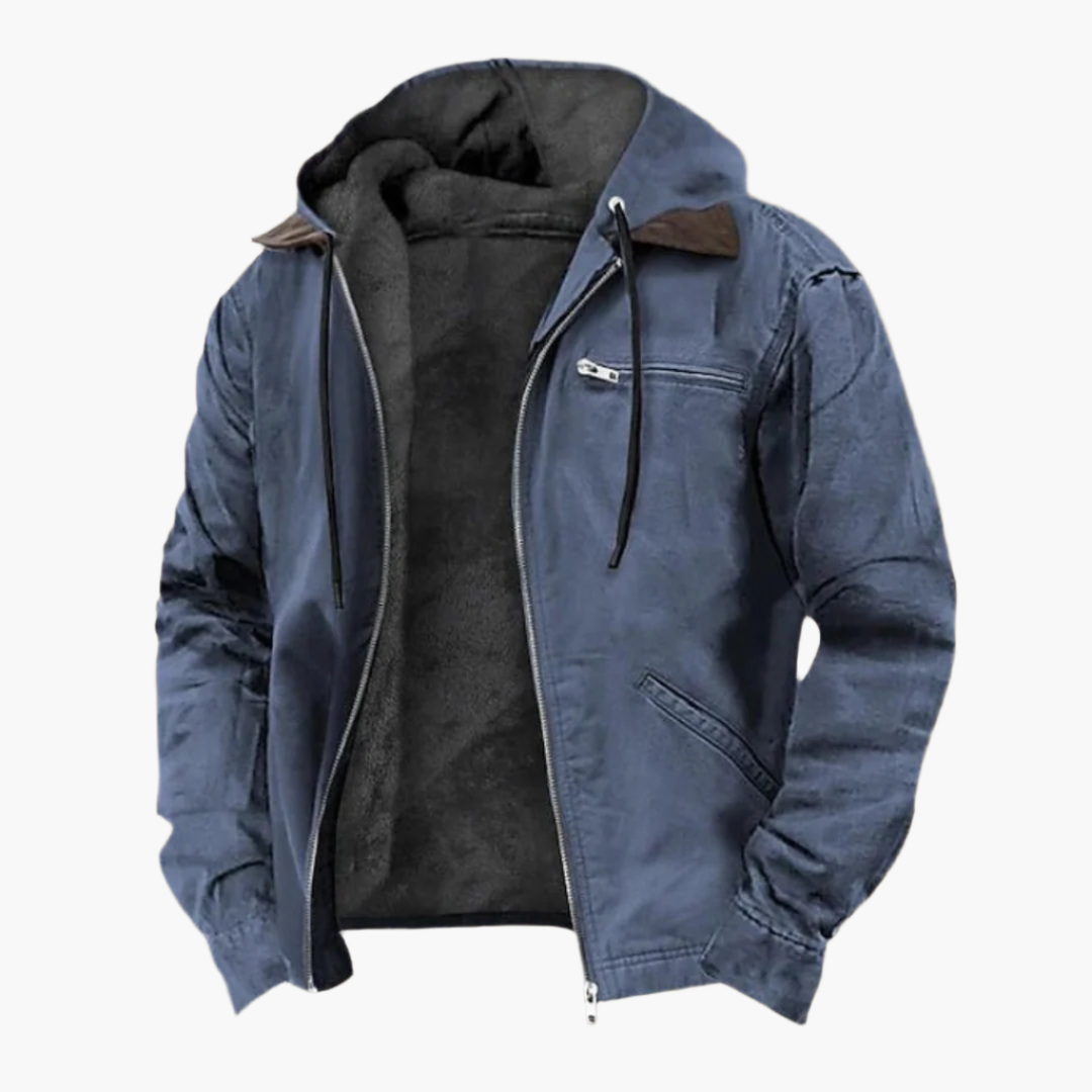 Lune London | Leisure jacket with hood and zipper - Urban Streetwear transition jacket