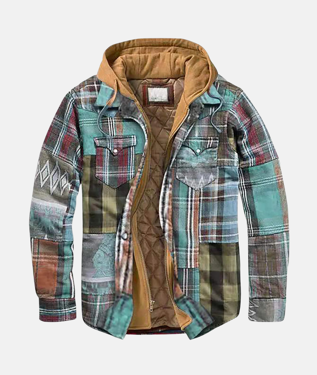 Lune London | Checked Flannel Shirt with Hood for Men