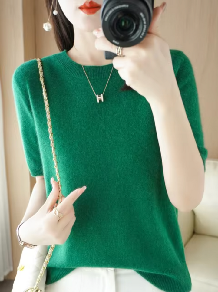 Lune London | Short-Sleeved Wool Sweater