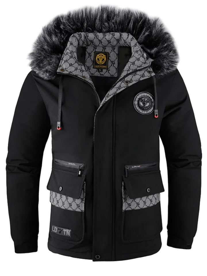 Lune London | Veste en cuir d'hiver pour hommes