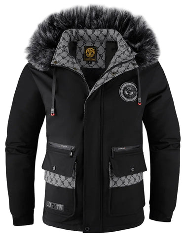Lune London | Veste en cuir d'hiver pour hommes
