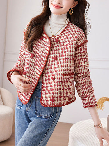 Lune London | Classic Round Neck Tweed Jacket
