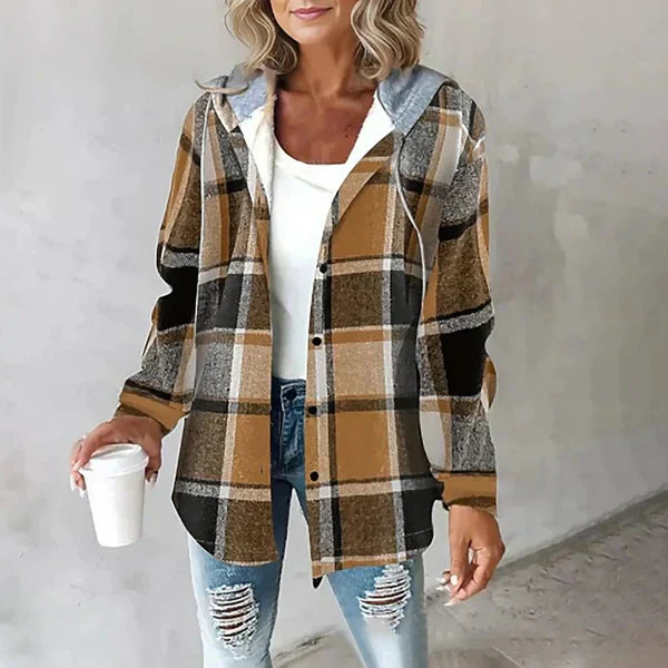 Lune London | Checked Hooded Jacket