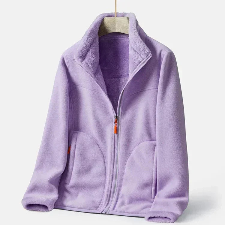 Lune London | Women's Double-Breasted Fleece Jacket