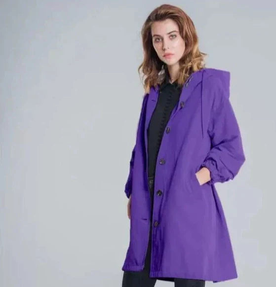 Lune London | Oversized Hoodie Windbreaker Rain Jacket
