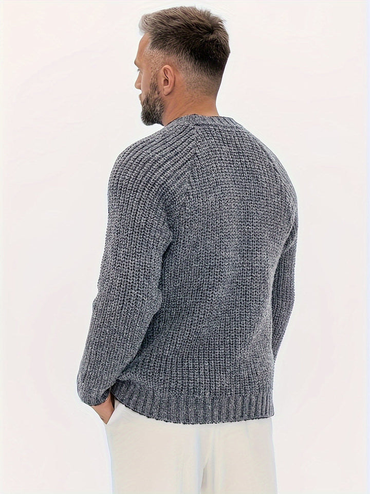 Lune London | Knit Sweater in Classic Design Acrylic Comfortable and Warm