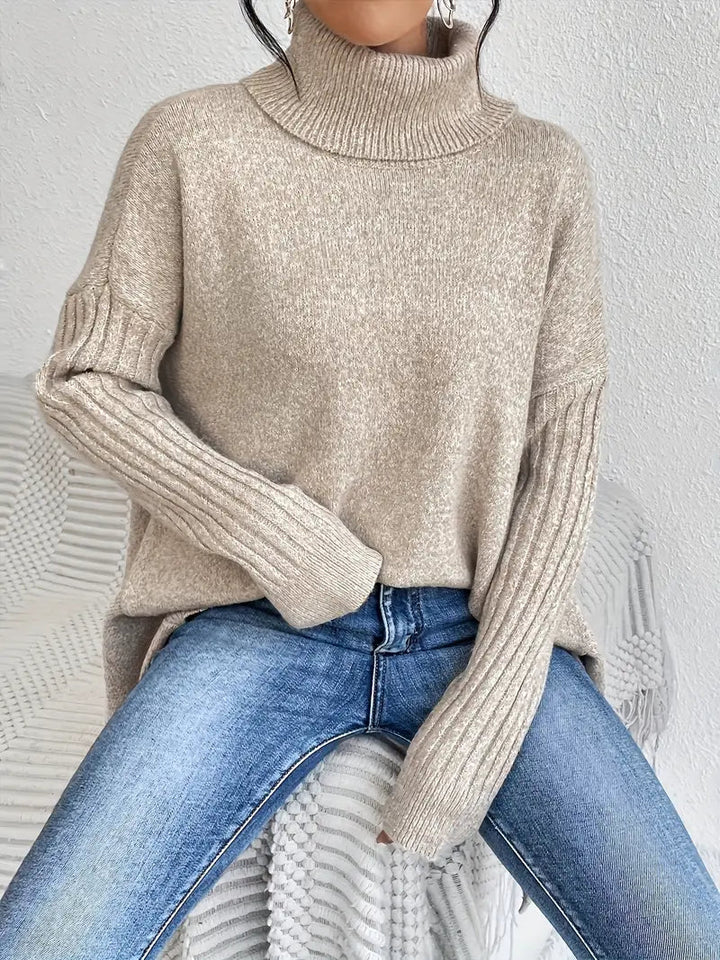 Lune London | Cozy long turtleneck sweater for everyday comfort