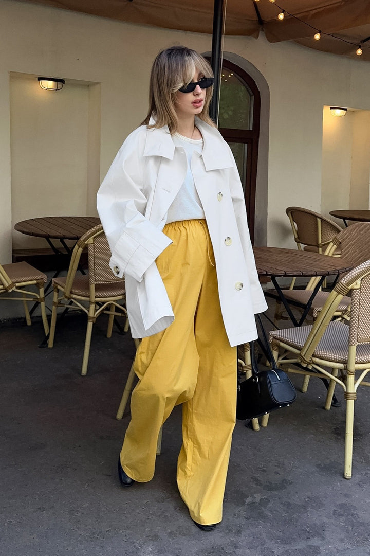 Lune London | White Trench Coat