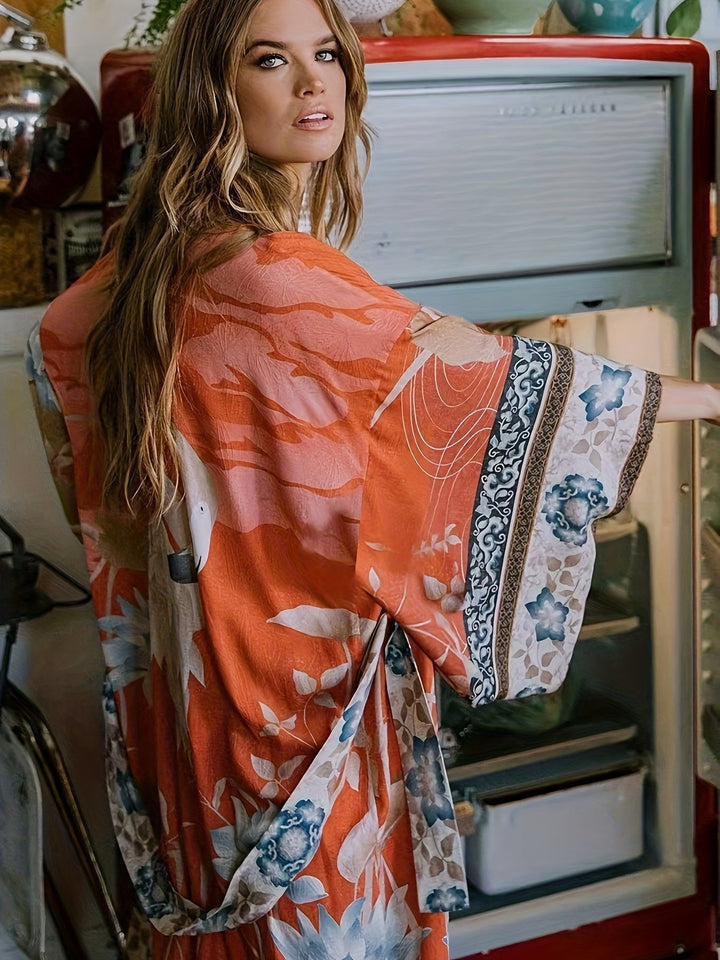 Lune London | Fashionable Kimono with Floral Print