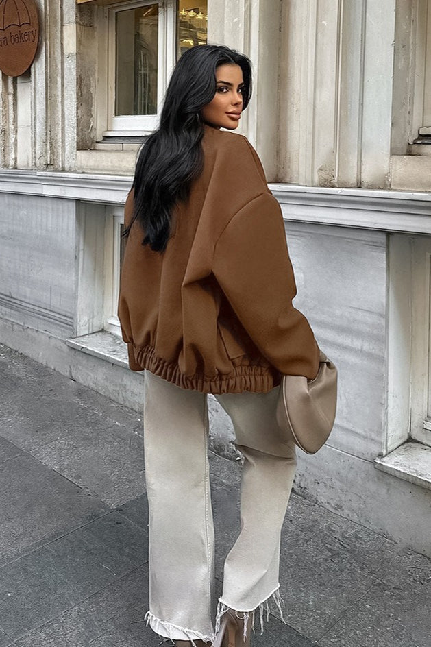 Lune London | Wool Stand Collar Jacket