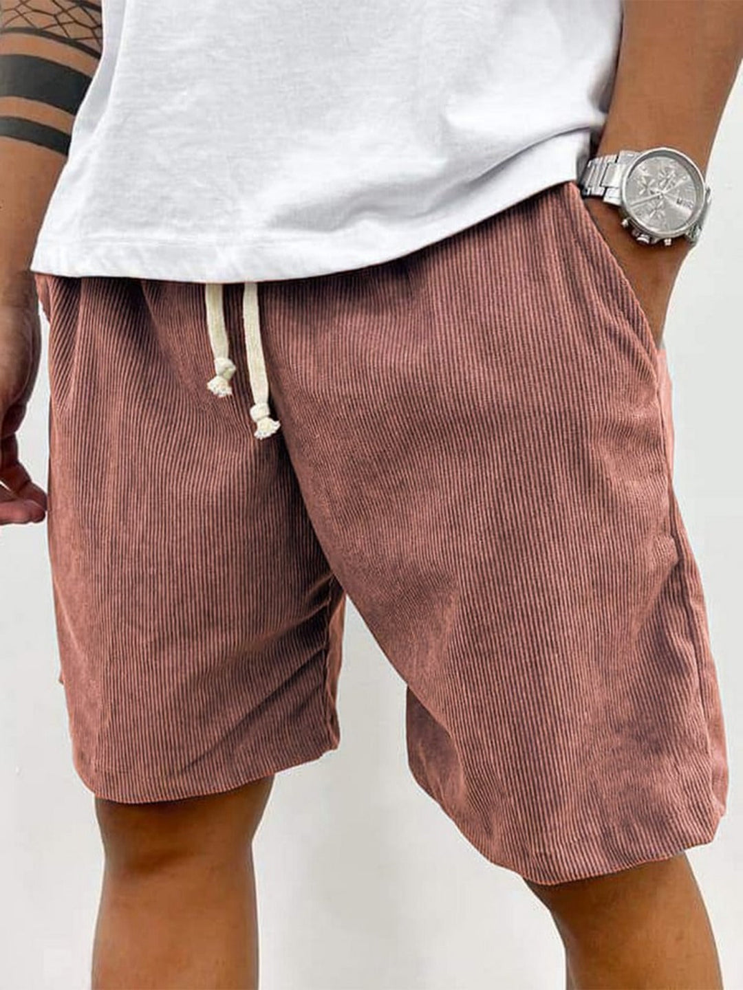 Lune London | Men's Casual Drawstring Cord Shorts