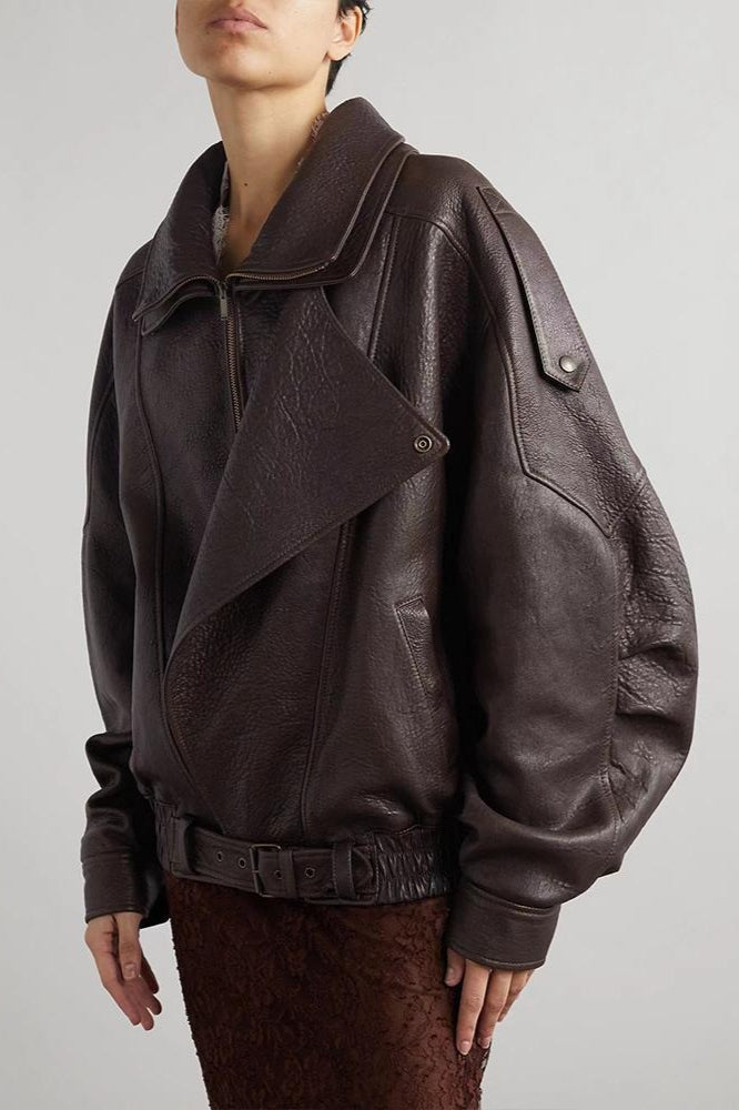 Lune London | Genuine Leather Biker Jacket