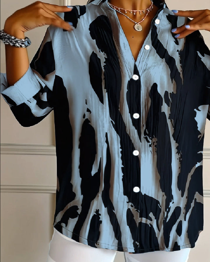Lune London | Stand Collar Irregular Printed