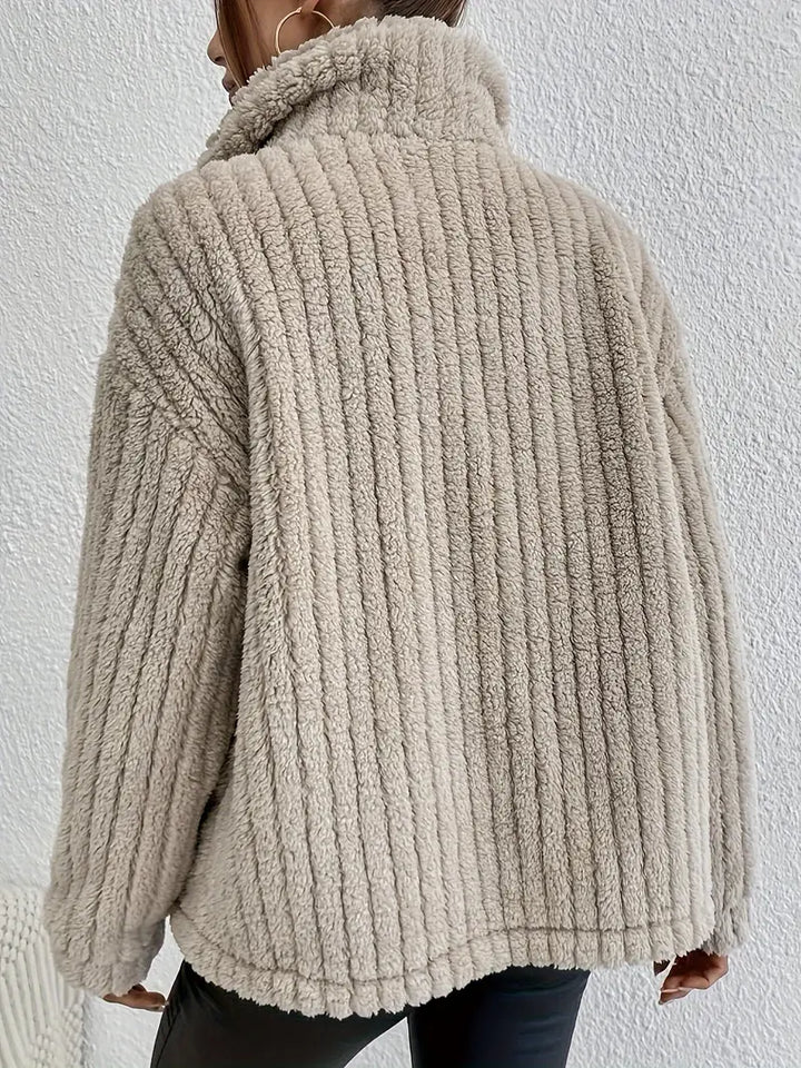 Lune London | Reversible velvet button cardigan