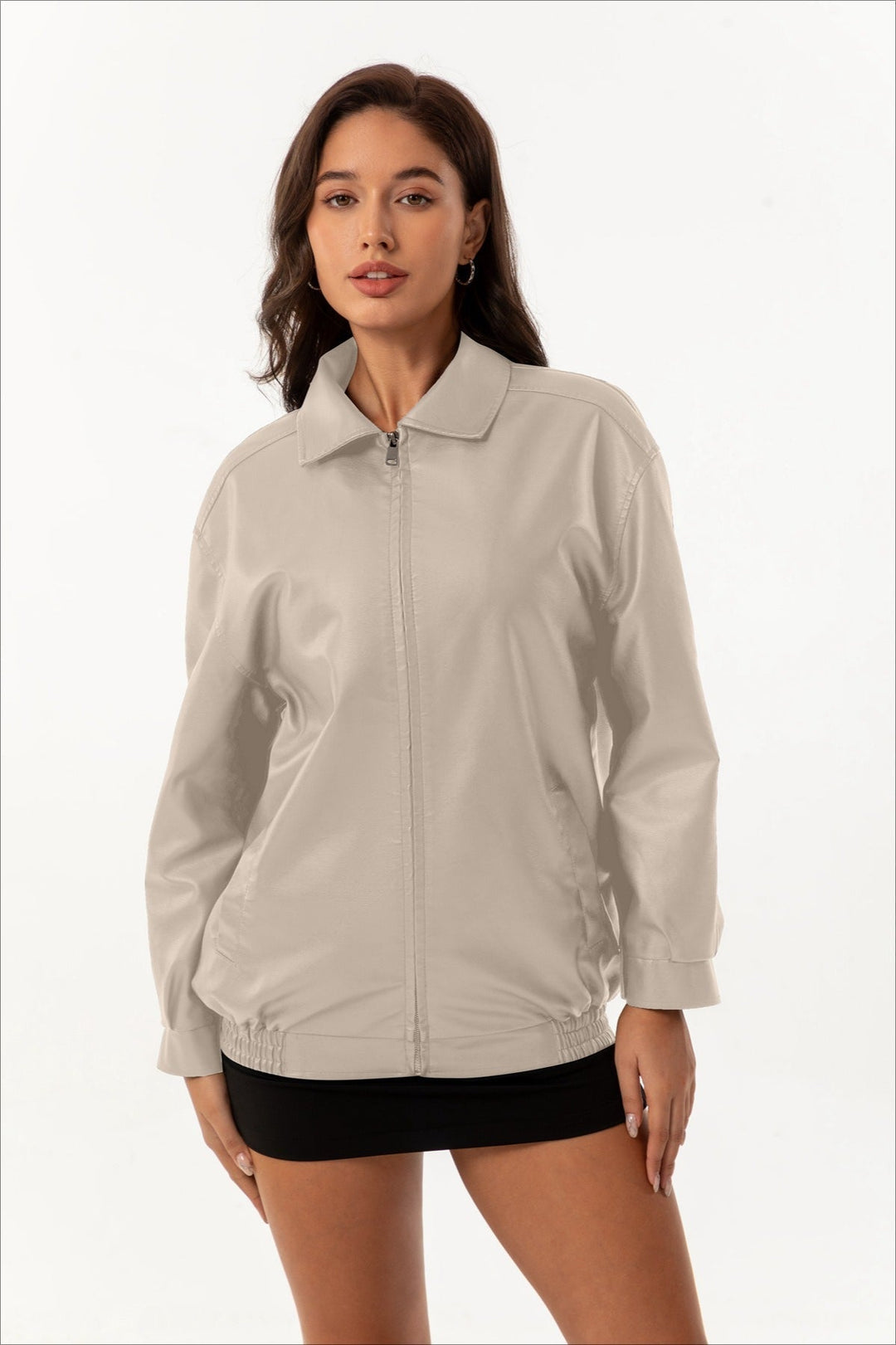 Lune London | Revers leather jacket
