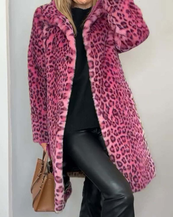 Lune London | Leopard Long Soft Jacket