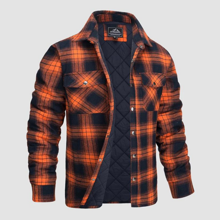Lune London | Men's checked flannel shirts with warm lining