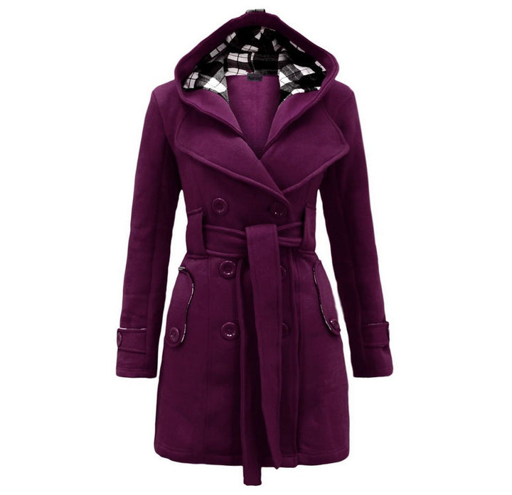 Women Elegant and Comfortable Short Transition Jacket with Hood Lune London