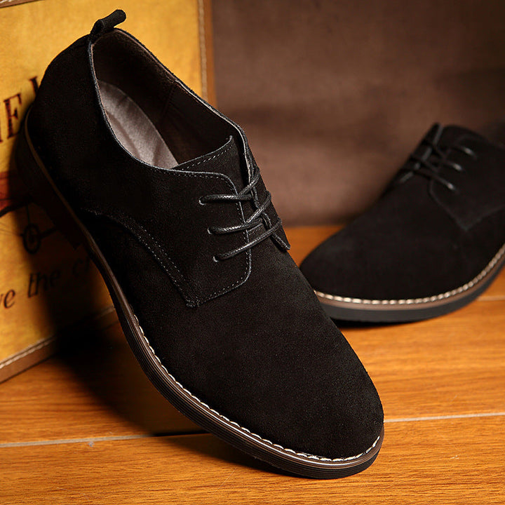 Men's Suede Classic Lace-Up Shoes Chic und Stil