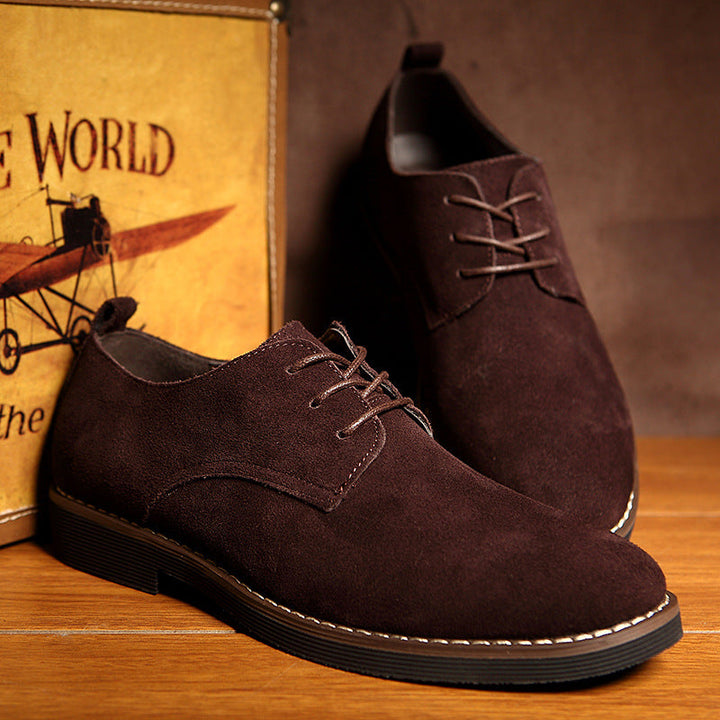 Men's Suede Classic Lace-Up Shoes Chic und Stil