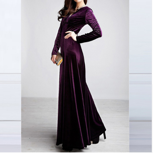 Lune London | Glamorous Chic Dress with Thick V-Neck