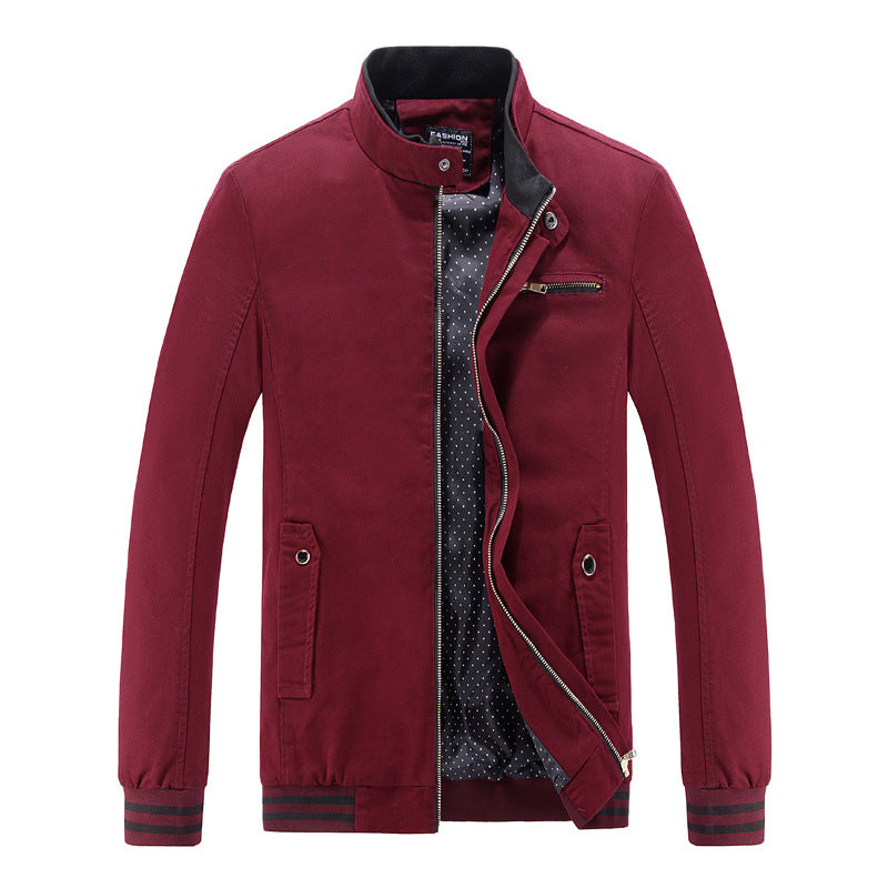Trendy utility jacket for men with high collar and pockets Lune London
