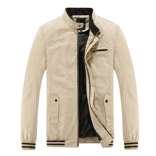 Trendy utility jacket for men with high collar and pockets Lune London