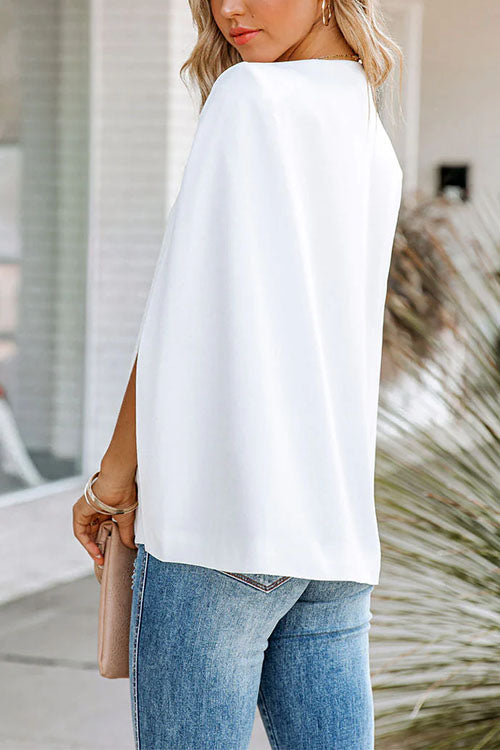 Lune London | Rosiedress Open Front Slit Sleeve Cape Jacket